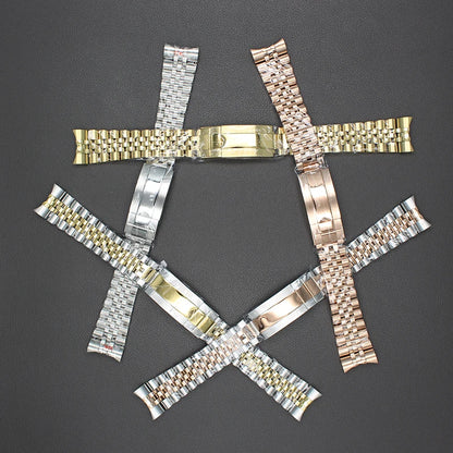 Bracciale di lusso in acciaio inossidabile, 20mm, per Datejust Air King Oyster SUB GMT, cinturino di ricambio da uomo stile Jubilee