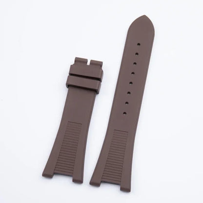 Maglia terminale 25x12,5 mm con accessori morbidi per cinturino in gomma fluorurata per braccialetto Patek Philippe per cinturino Nautilus 5711/5712/5980