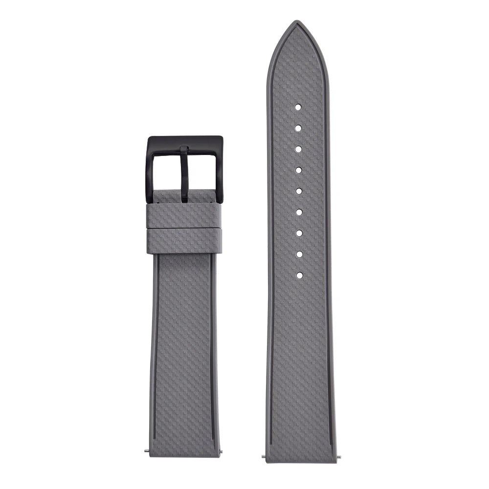 Premium FKM Rubber Watch Band 20mm 22mm Quick Release Diving Waterproof Watch Straps Soft Durable Unisex FPM Bracelets