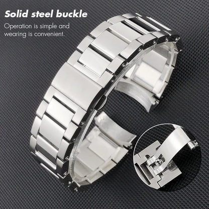 Bracelet de montre en acier inoxydable de haute qualité, 19mm 20mm 21mm, pour Omega SEAMASTER Aqua Terra AT150 150M 41.5mm 231