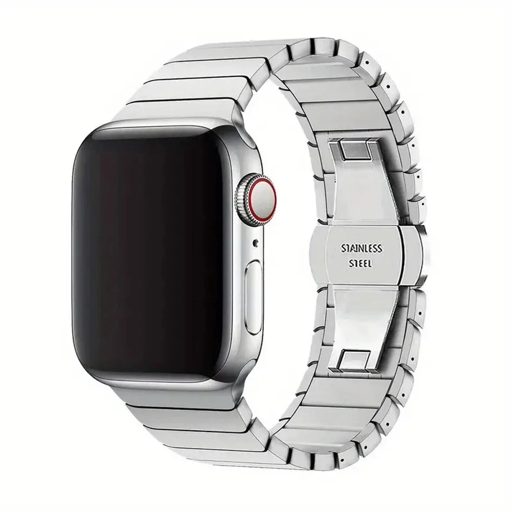 Bracelet en acier inoxydable pour Apple watch, 40 46 42 44 45 49mm, pour iWatch série 11/10/9/8/7/6/5/4 SE 3 Ultra