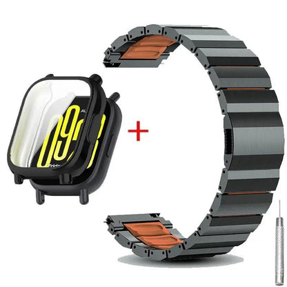 Case + Strap for Redmi Watch 6/5/4 3Active 5Active 3Lite 3Active, replaceable strap