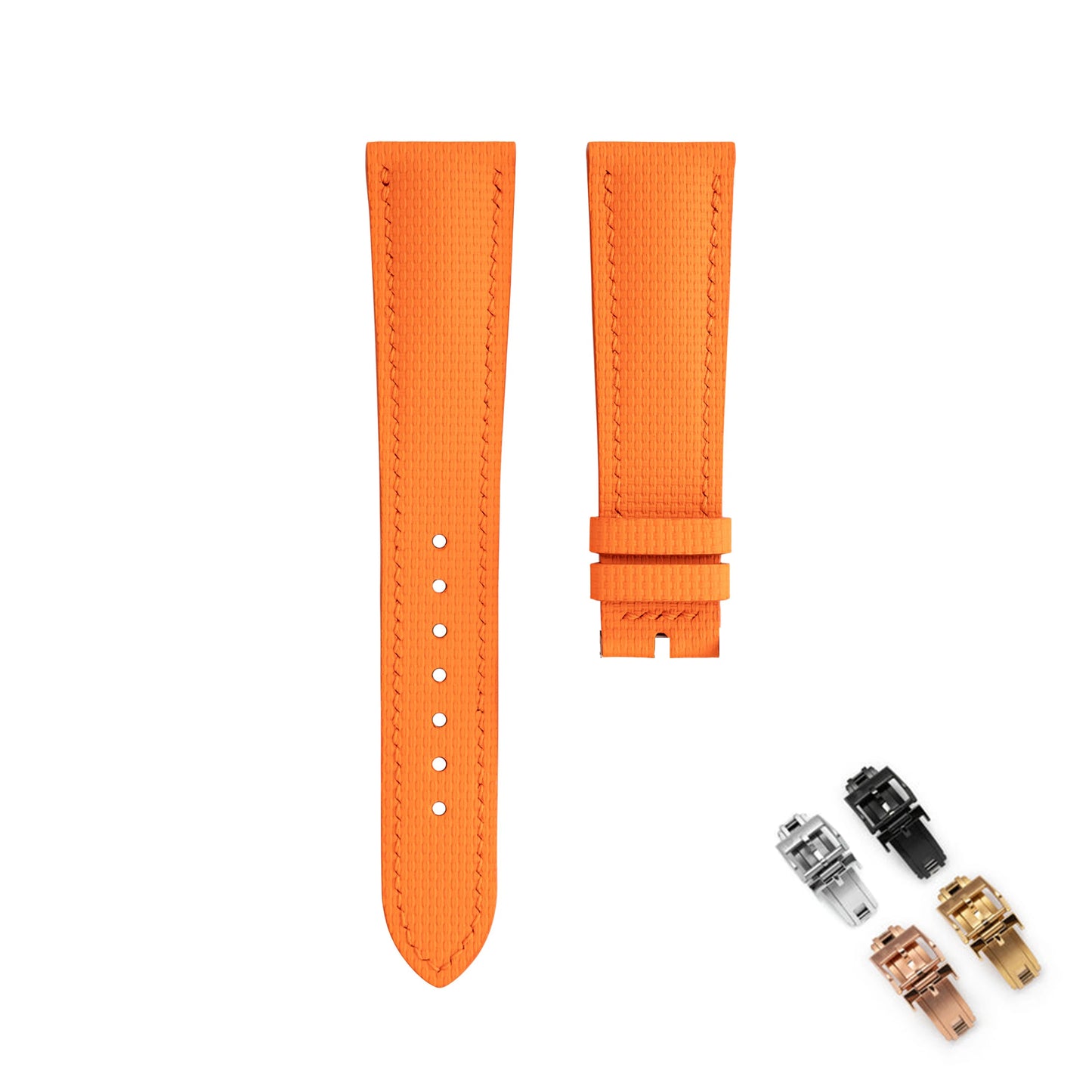 FKM Universal Rubber Watch Strap, with Quick Release Bar, 12 Colors, 18 19 20 21 22mm, Fluoro Rubber Watch Straps