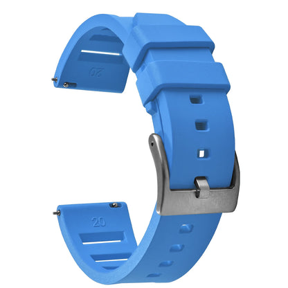 Premium Quality Fluorinated Rubber Watch Strap, 20mm 22mm, for New FKM Watch Bands, Diving Strap, Quick Release Wrist Belt Accessories
