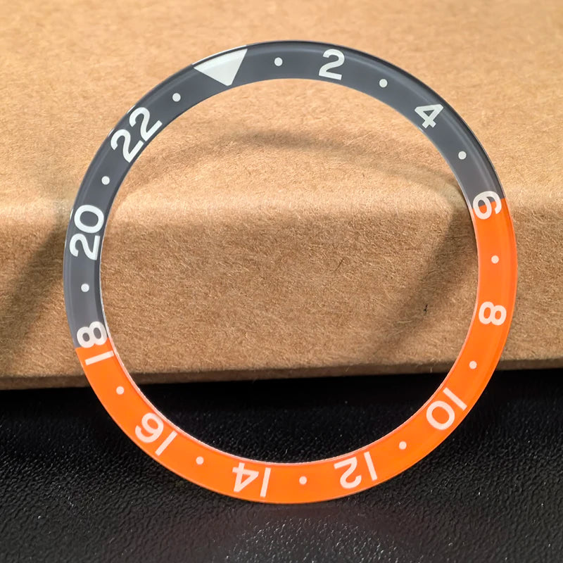 Repuestos para relojes Seiko SKX007/009, nuevos. Reemplazo para la serie 5 Sports SRPD con inserto de bisel de cristal de zafiro GMT