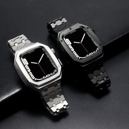 Luxury Modification Kit for Apple Watch 46mm 45mm 44mm 40 41mm, Metal Frame for iWatch Series 6 5 4 SE, Accessories