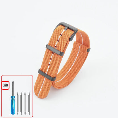 Cinturino per orologio NATO, paracadute in nylon elastico