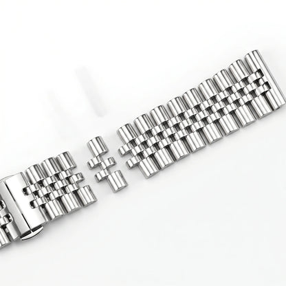 Bracelets de montre en acier inoxydable poli argent 16 18 19 20 21 22mm, accessoires de Bracelet de montre en métal