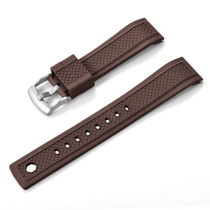 Cinturino professionale per orologio in gomma FKM, 20mm 22mm, cinturino subacqueo sportivo a sgancio rapido per smartwatch Omega Seiko IWC da uomo