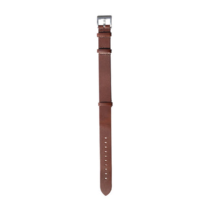 Ingent Field-Brown Leather Watch Strap, 18mm, 20mm