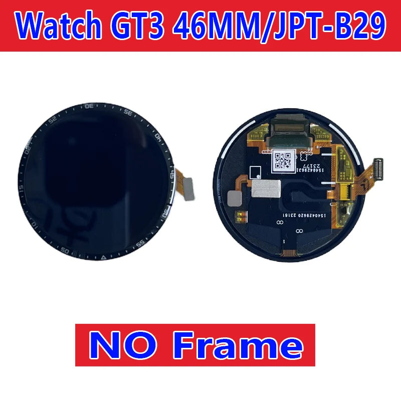 Pour Huawei Watch GT2 assemblage d'écran, montre GT2Pro, GT3, GT3Pro écran LCD, LTN-B19, VID-B99, JPT-B29, écran tactile MIL-B19