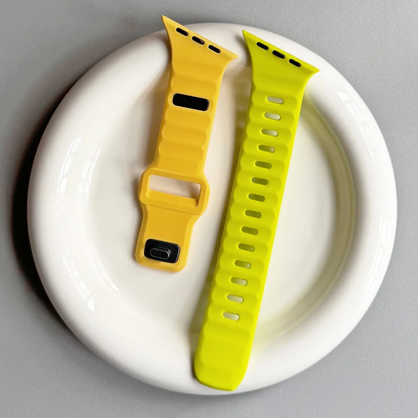 Bracelet en silicone irrégulier pour Apple Watch Ultra 49mm 40mm 41mm 44mm 45mm 46mm Correa Bracelet iWatch Series 11 10 9 8 7 6 SE
