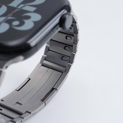 Bracelet de luxe en acier inoxydable pour Apple Watch Ultra 2 10 9 8 7 6 5 4, bracelet en métal pour iWatch 40mm 41mm 42mm 45mm 46mm 49mm