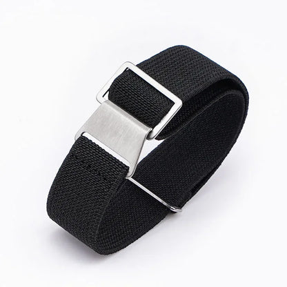 18mm 20mm 22mm 24mm Parachute élastique en Nylon Bracelet de montre hommes Sport de plein air militaire ceinture de sécurité Bracelet accessoires