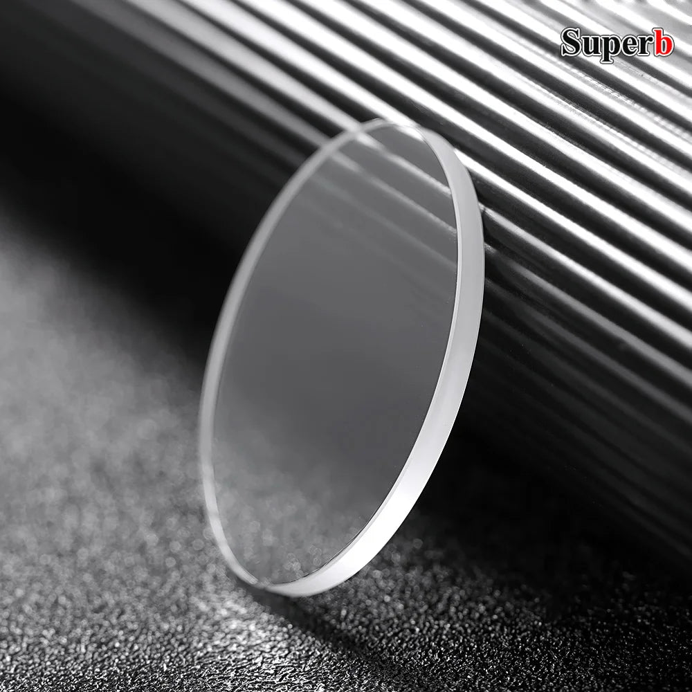 Verre de montre en saphir de remplacement, plat, 2.0mm d'épaisseur, diamètre 28-38mm, cristal Transparent, 29mm, 30mm, 31mm, 32mm, 34mm, 36mm, 1 pièce