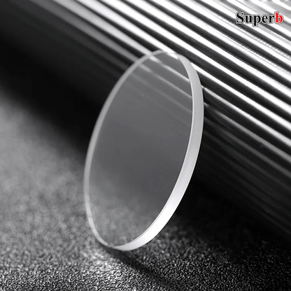 Verre de montre en saphir de remplacement, plat, 2.0mm d'épaisseur, diamètre 28-38mm, cristal Transparent, 29mm, 30mm, 31mm, 32mm, 34mm, 36mm, 1 pièce