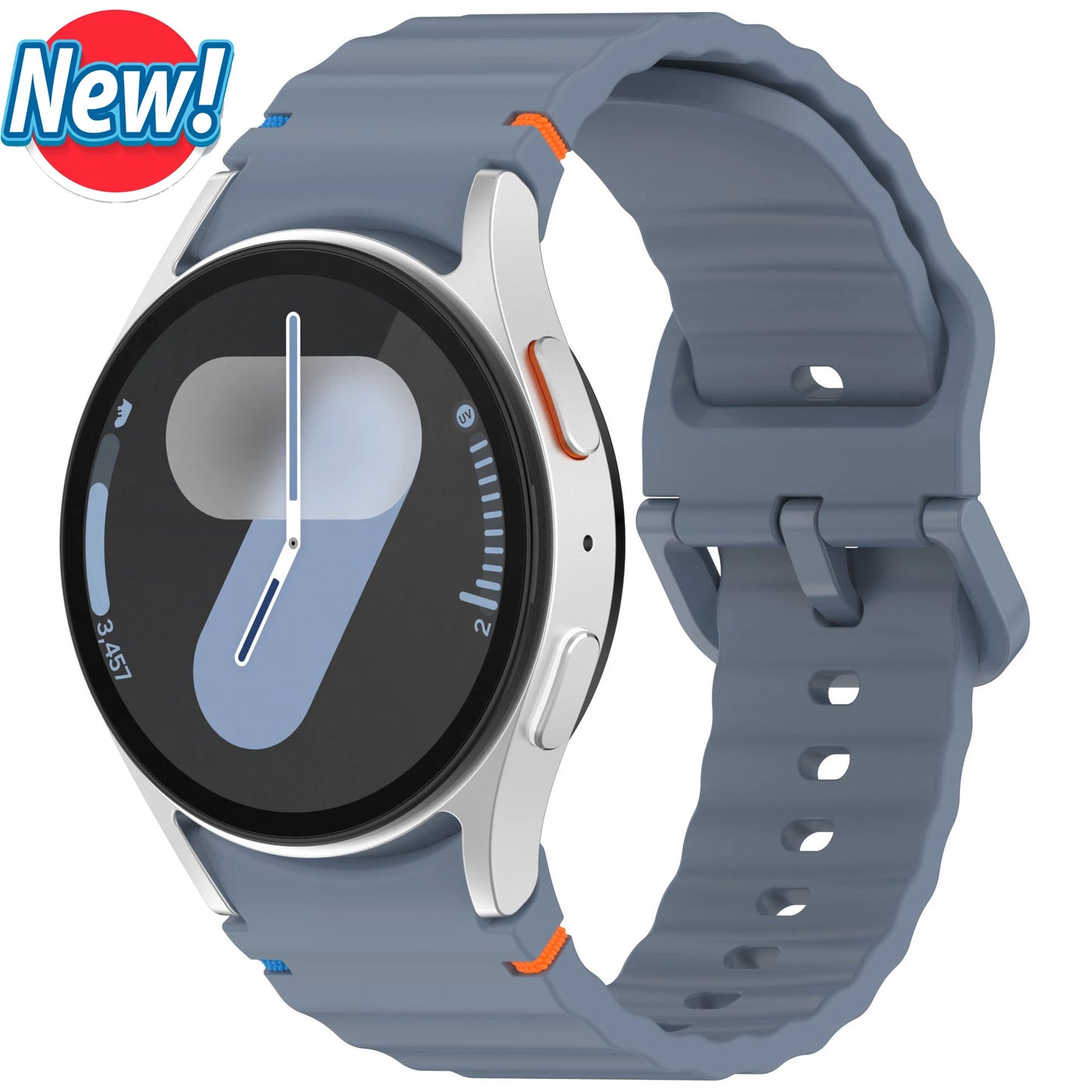 Bracelet de sport en silicone pour Samsung Galaxy Watch, Correa Watch6 Classic, Bracelet, 7, 6, 5, 4, FE, 44mm, 40mm, Pro 45mm, 43mm, 47mm, Original