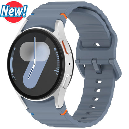Bracelet de sport en silicone pour Samsung Galaxy Watch, Correa Watch6 Classic, Bracelet, 7, 6, 5, 4, FE, 44mm, 40mm, Pro 45mm, 43mm, 47mm, Original