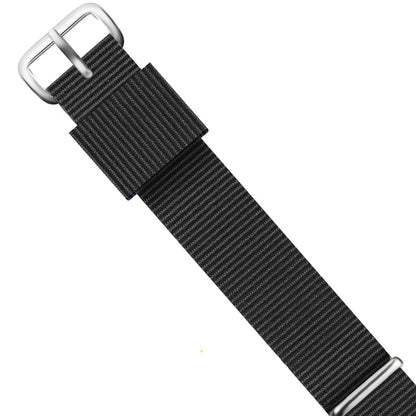 Cinturino per orologio da uomo e da donna, in nylon premium da 18mm e 20mm, color oro rosa e argento, per Daniel Wellington
