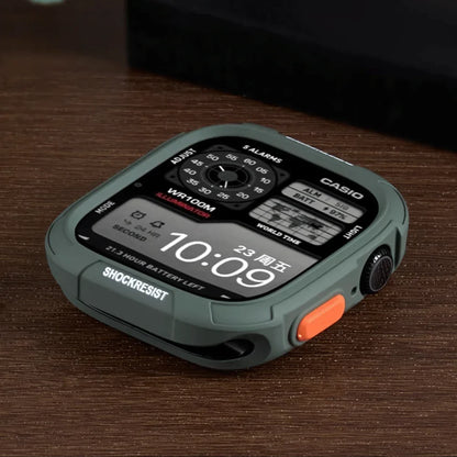 Silicone Case for Apple Watch 11 10 9 8 7 6 SE for iWatch 49mm 41mm 42mm 46mm 40mm 44mm 45mm