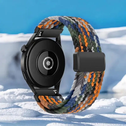 Cinturino magnetico in nylon da 18/20/22mm, 1 pezzo, per Samsung Watch4/5/6/7 Huawei GT4/GT3/Watch 4/Amazfit GTR4/stratos/Garmin Venu/Fenix 7