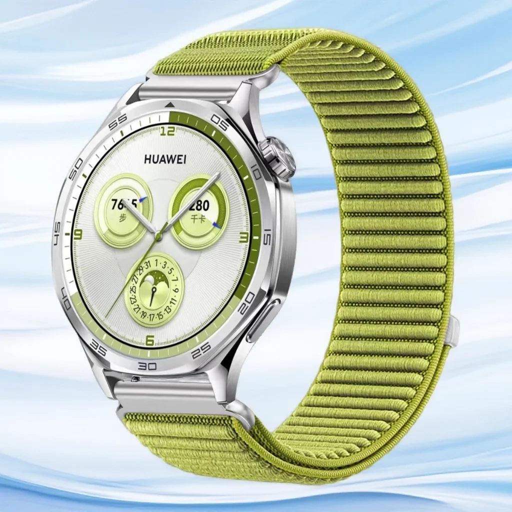 Cinturino classico in nylon intrecciato da 20mm 22mm per Samsung Galaxy Watch 7 6 5 4/3 41mm 45mm/Active 2/Gear S3 Frontier