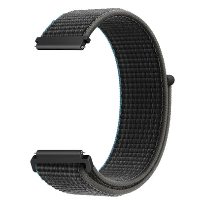Bracelet à boucle en Nylon pour Amazfit Bip 6/5/GTS 4/3/2/2e/Mini/GTR 42mm/47mm/GTR 4/3 Pro Sport, 20mm/22mm, 2 bandes