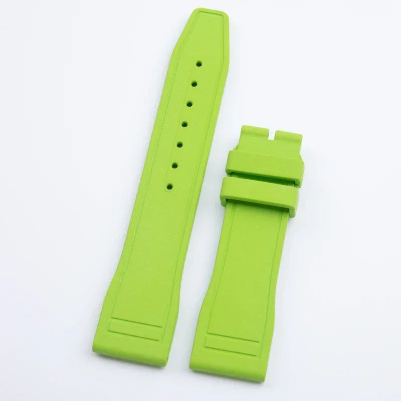 Universal Accessories, FKM Fluoro Rubber Watch Strap for IWC, Strap for Big Pilot Portofino TOP GUN, Dustproof Strap 20/21/22mm