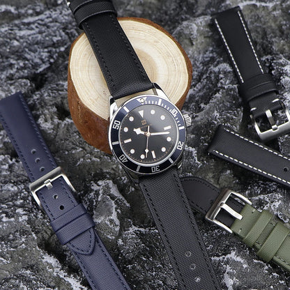 High-quality voile fabric watch strap, 18mm 19mm 20mm 22mm, waterproof fabric watch strap, quick-release belt accessories