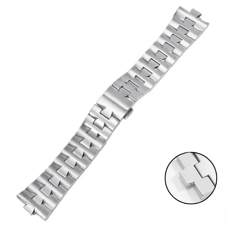Bracelet de montre en acier inoxydable pour homme, accessoires de montre à l'étranger, bracelet pour VACHERON CONSTANTIN VC 47660/47040, 24mm * 7mm