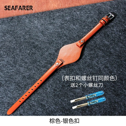 Bracelet de montre en cuir véritable pour femme, petit bracelet, cuir de vachette souple, fossile, ES3060, ES3565, ES2830, 3077, 3262, 3060, 4176, 4119, 8mm