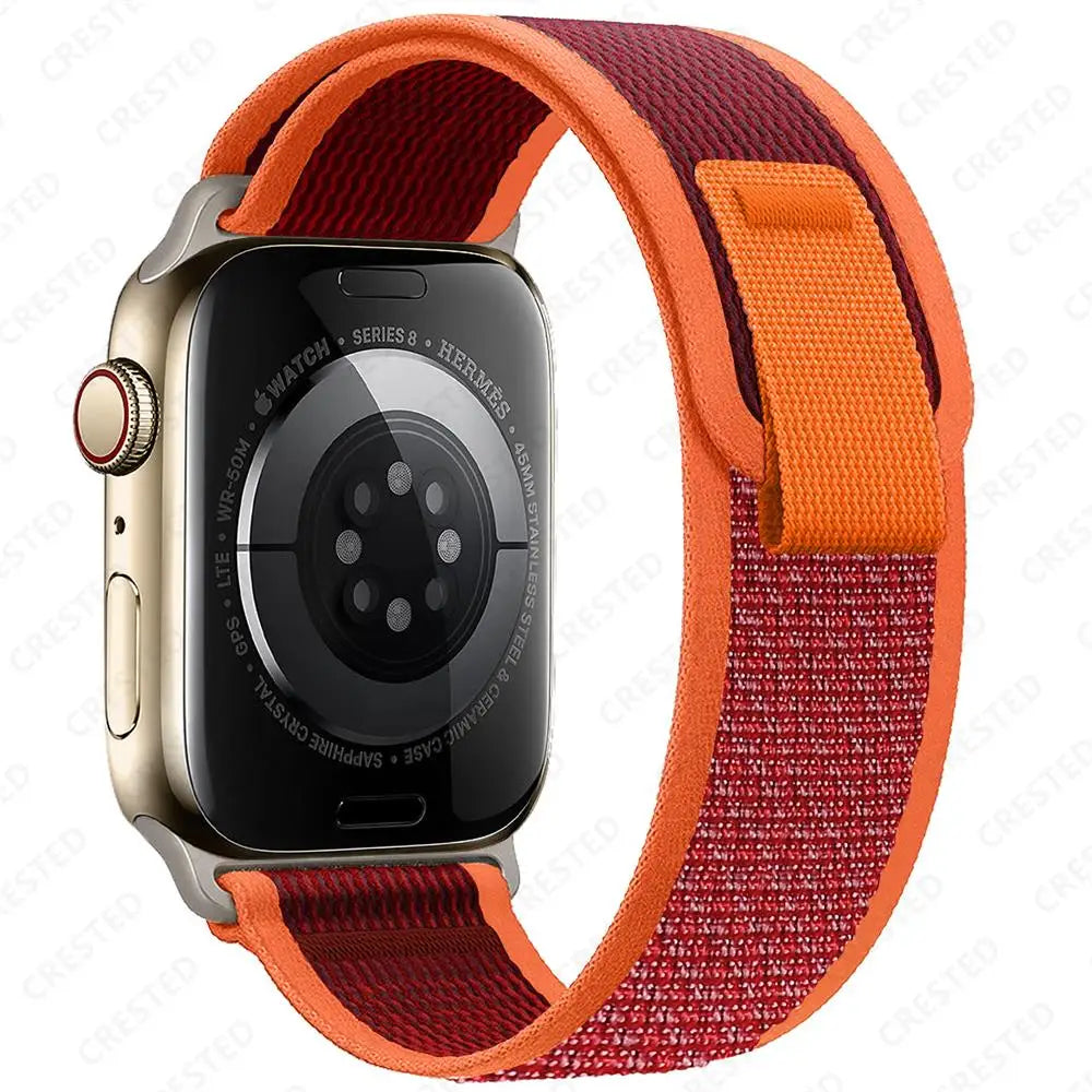 适用于 Apple Watch Ultra 3 2 的 Trail 回环式表带，49mm 46mm 44mm 45mm 40mm 41mm 42mm，兼容 iWatch 系列 11 10 SE 9 8 7 的表带 Correa