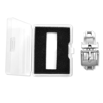 Fermoir déployant en acier inoxydable 16 mm 18 mm pour montres Delugs, boucle de montre pour Rolex Cartier Omega, fermoir pliant en métal pour bracelet