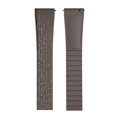 CTS – Bracelet de montre en caoutchouc fluoré, coupe sur la taille, 18/19/20/21/22mm, FKM, boucle de déploiement à dégagement rapide, pour hommes et femmes, Bracelet de remplacement