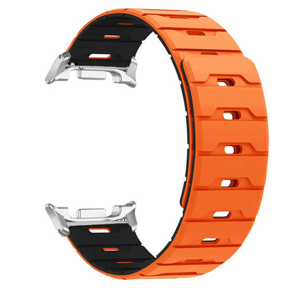 Bracelet magnétique bicolore pour Galaxy Watch 9/8 40/44mm 8Classic 46mm, bracelet sport pour Galaxy Watch Ultra 2 47mm