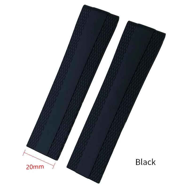 Bracelet de montre en caoutchouc souple, 20mm 21mm 22mm, adapté à Breitling Superocean Avenger Heritage, blanc, noir, Orange, outils de bracelet de montre en Silicone souple