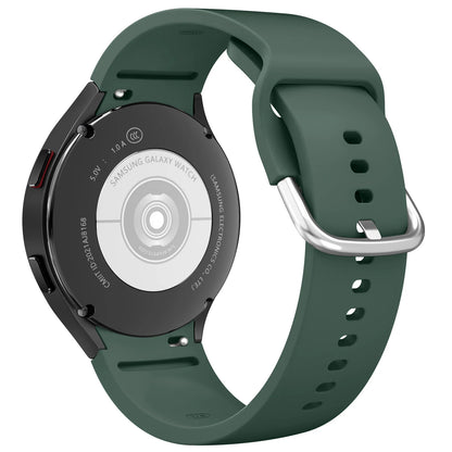 Bracelet en Silicone souple pour Samsung Galaxy Watch FE 7 6 5 4 44mm 40mm 5 Pro 45mm, pour Galaxy Watch 6 Classic 43mm 47mm