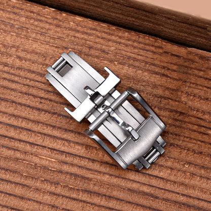 Fermoir déployant en acier inoxydable 16 mm 18 mm pour montres Delugs, boucle de montre pour Rolex Cartier Omega, fermoir pliant en métal pour bracelet