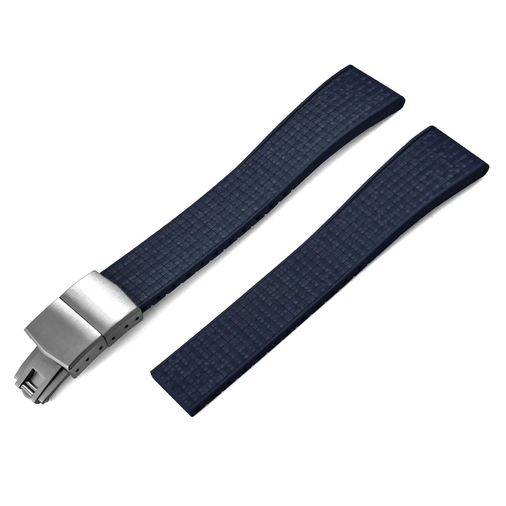 STAPELP 20mm a 22mm tutte le misure mosaico CTS FKM cinturini in caucciù per orologi Rolex Cartier IWC Omega Tuber cinturino con sgancio rapido