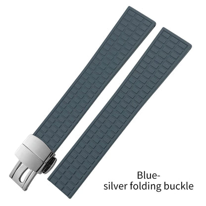 Cinturino per orologio in gomma fluorurata FKM morbida di alta qualità, 19 mm, cinturino di ricambio per Patek Philippe Aquanaut Luce 5067 5068 5072 PP, orologio da donna