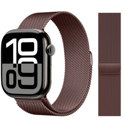 Apple Watch 米兰尼斯表带，46mm 44mm 45mm 40mm 42mm 41mm，适配 iWatch 系列 11 10 9 8 SE 7 6 Ultra 3 2