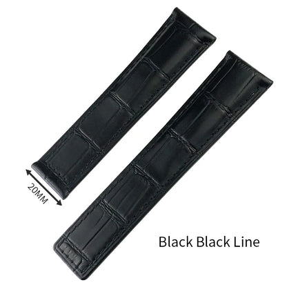 Bracelet de montre en cuir 19mm 20mm 21mm 22mm 23mm 24mm pour F1 TAG HEUER formule 1 Aquaracer CARRERA MONACO AUTAVIA bracelet de montre en peau de vache