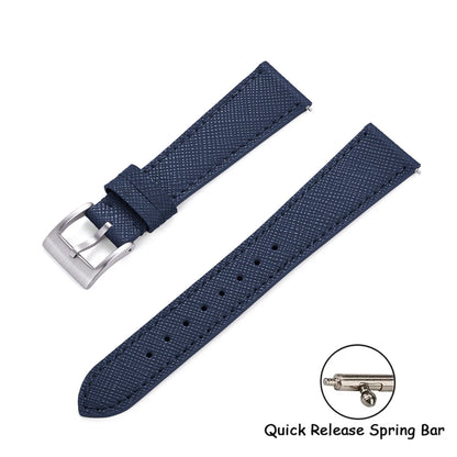 Cinturini per orologi in pelle di vitello di qualità cinturini per orologi in pelle Saffiano 18/19/20/21/22/23/24mm cinturini accessori per orologi