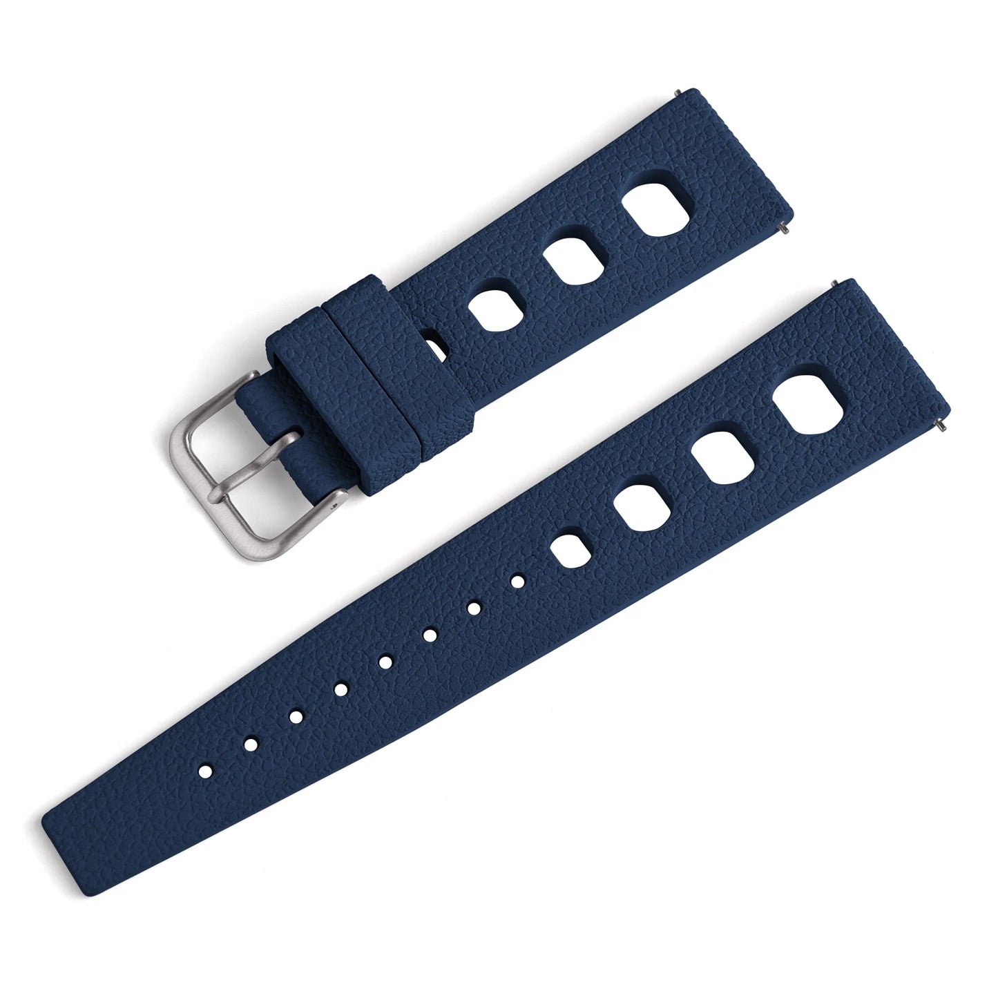 Bracelet de montre en caoutchouc FKM 20 mm 22 mm à libération rapide pour hommes et femmes, étanche, souple, en fluororubber de qualité supérieure, respirant