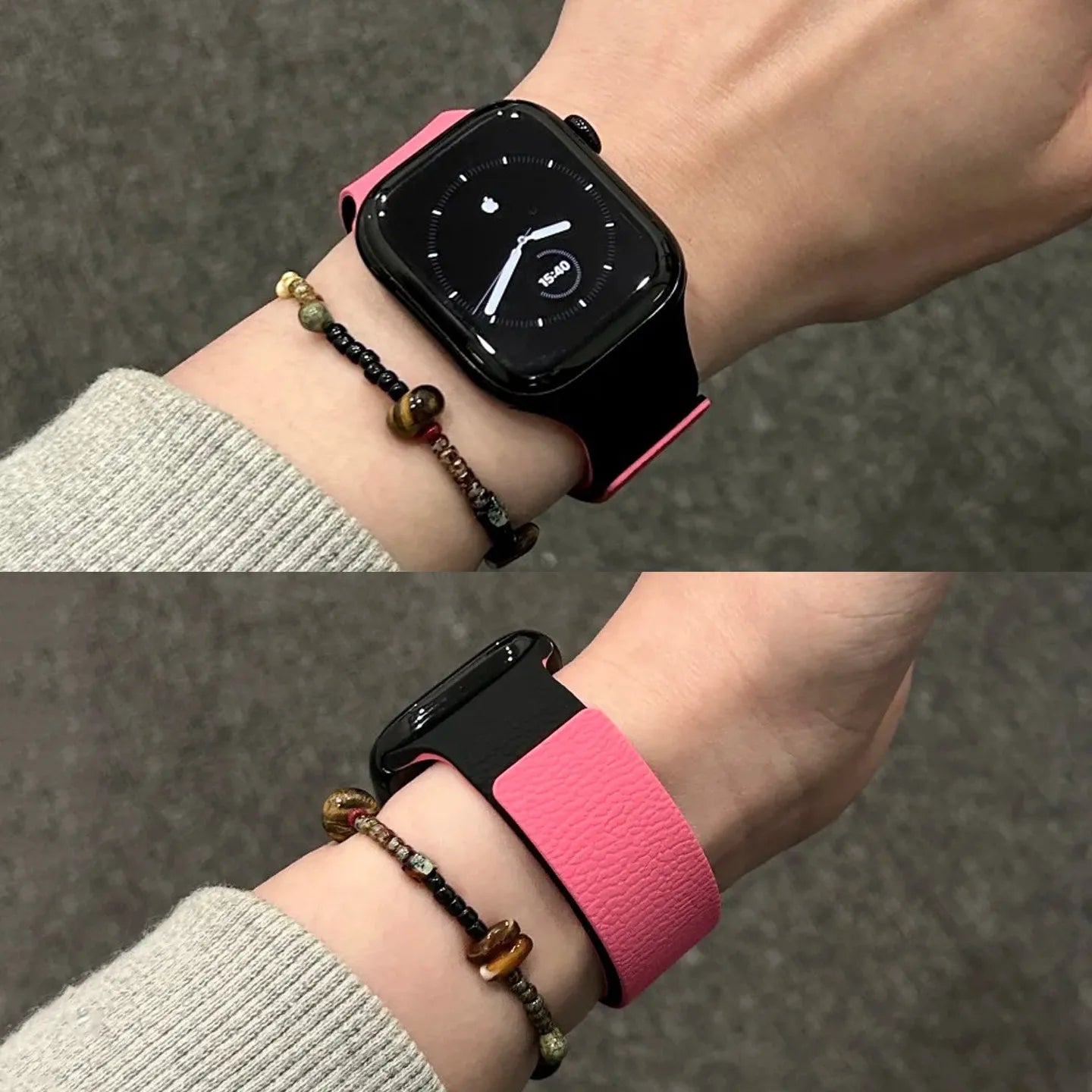 Bracelet en silicone magnétique bicolore pour Huawei Fit 4Pro 4 3 2 1