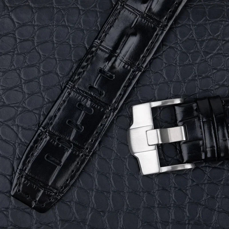 28mm Bracelet for Audemars and Piguet, Royal Oak Offshore Strap for AP 26470 15703 15710, Soft Cowhide Leather Watch Band for Men