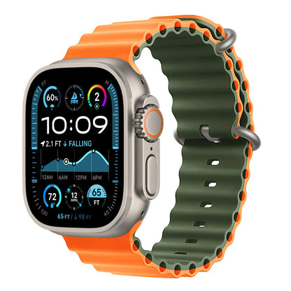 Bracelet Ocean pour Apple Watch Ultra 3 2, 49mm 46mm 44mm 40mm 45mm 41mm 42mm, Correa Bracelet iWatch Series 11 10 9 SE 8 7 6 5 4