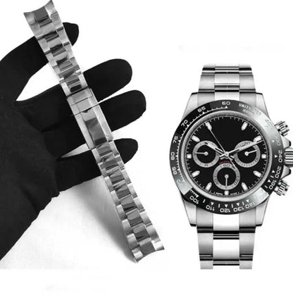 Cinturino per Rolex DAYTONA GMT SUBMARINER, accessori per orologi, cinturino in metallo 904L, acciaio inossidabile massiccio, 20 mm 21 mm