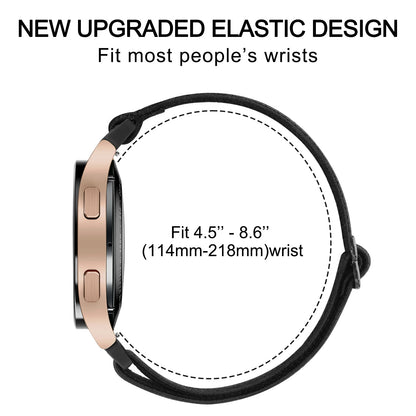 Bracelet en Nylon élastique de 18mm pour Garmin Venu 3S 2s/Vivoactive 4s/Vivomove 3S/Forerunner 265s 255s, Bracelet de Sport