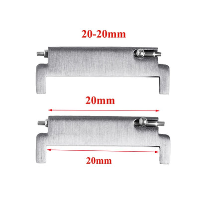 1 paire d'adaptateurs de bracelet de montre 18mm à 20mm, 22mm, 20mm à 18/20/22mm, 22mm à 22mm, connecteurs à broches à dégagement rapide, accessoires de montre